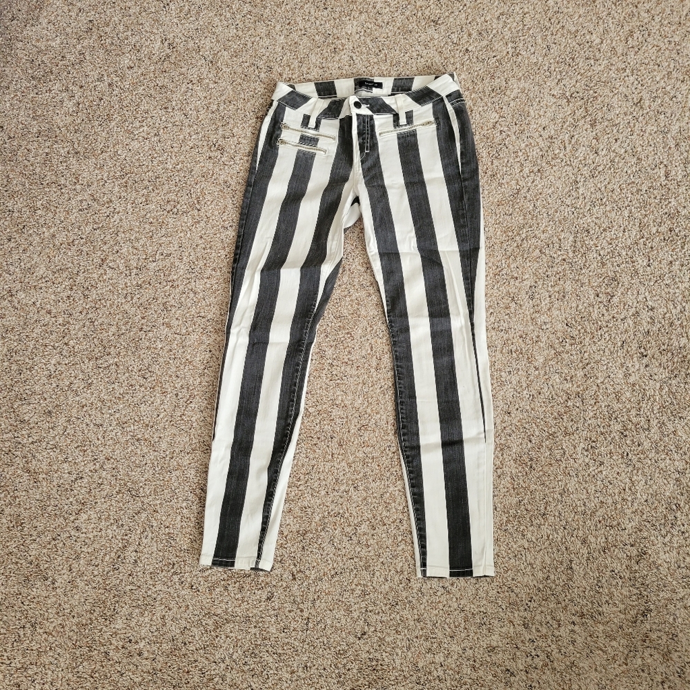 BOGO striped stretch jeans from BeBe